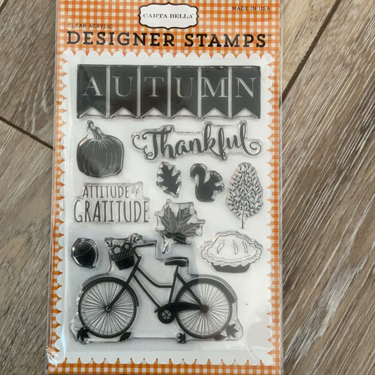 Thankful Autumn Stamps CBATM57043 Fall