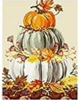 Diamond Painting Kits Stacked Pumpkins P065 Fall