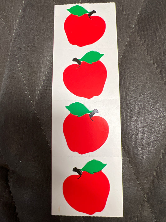 Mrs. Grossman’s Stickers Fruit Red Apples New