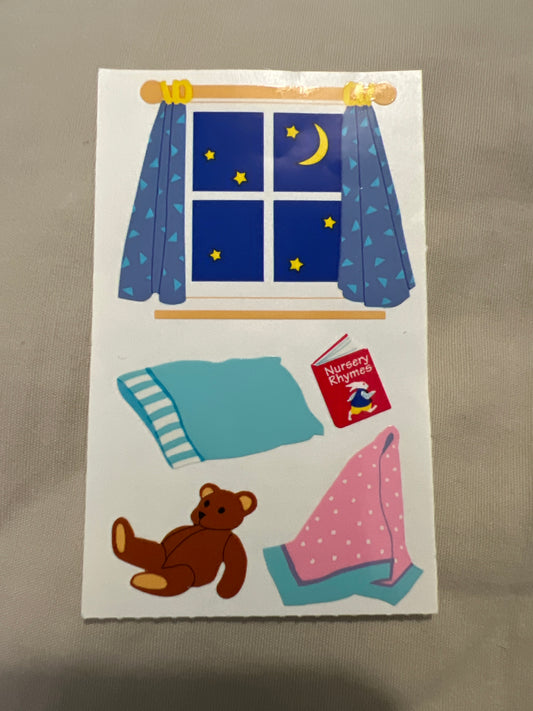 Mrs. Grossman’s Stickers Baby Night Night 1/2 sheet New