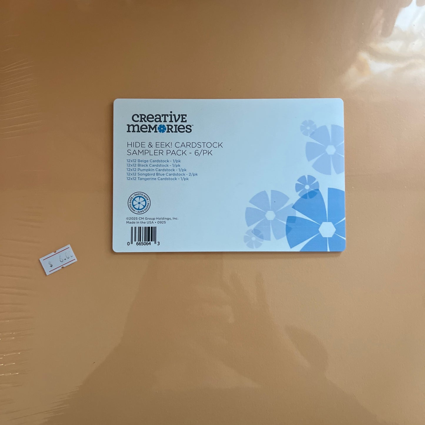 Creative Memories Hide & Eek! Cardstock Paper Pack New