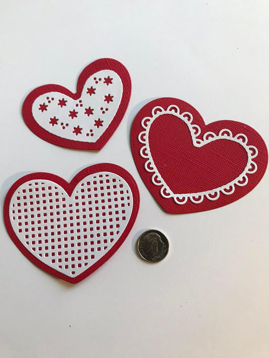 More Hearts Die Cuts Valentine’s
