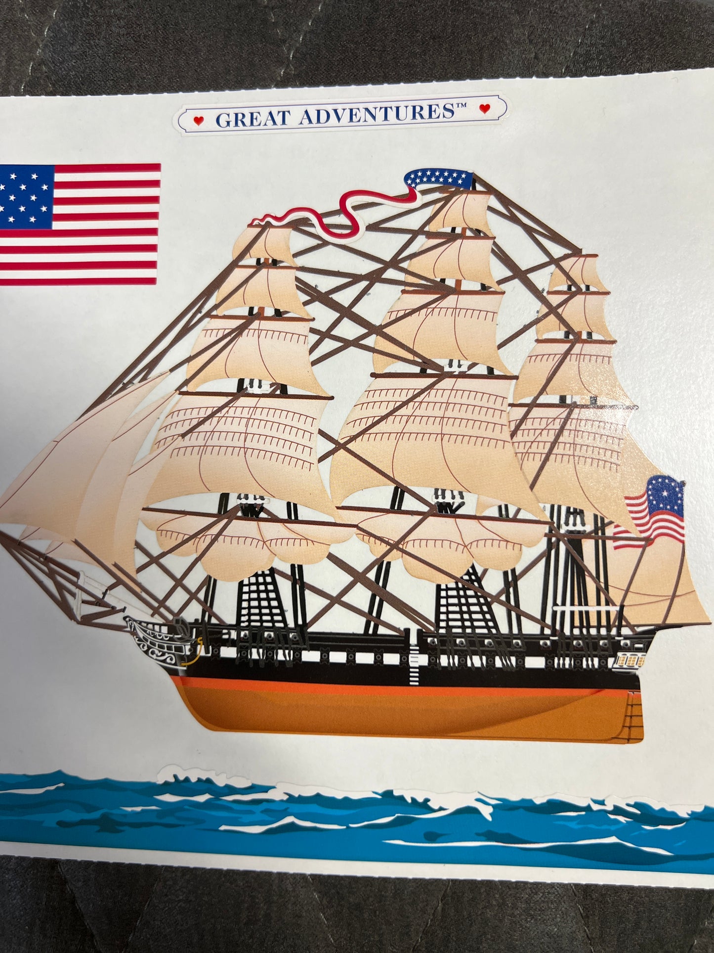 Mrs. Grossman’s Extravagant Stickers USS Constitution New