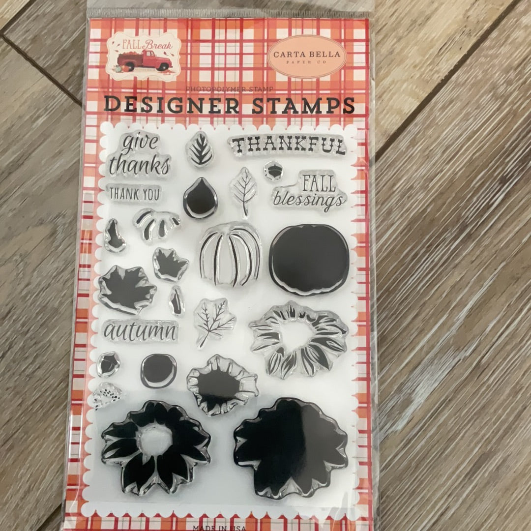 Thankful Layering Stamps CBFA88044 Fall