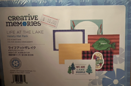 Creative Memories Life at the Lake Mat pack New
