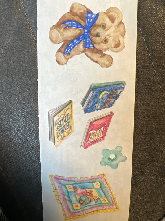 Creative Memories Stickers Boys First Years Bear, Blanket, Book new