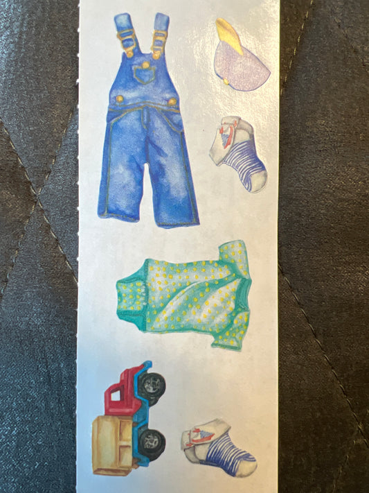 Creative Memories Stickers Boys First Years Clothes new