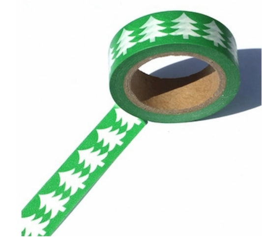 Pine Tree Washi Tape Embellishments Christmas