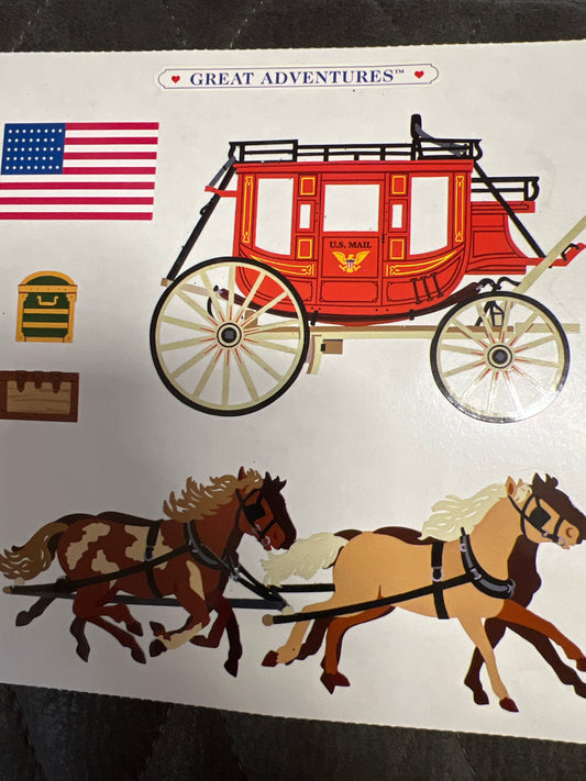 Mrs. Grossman’s Extravagant Stickers Stagecoach New