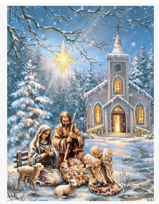 Diamond Painting Kits Nativity Scene Christmas New