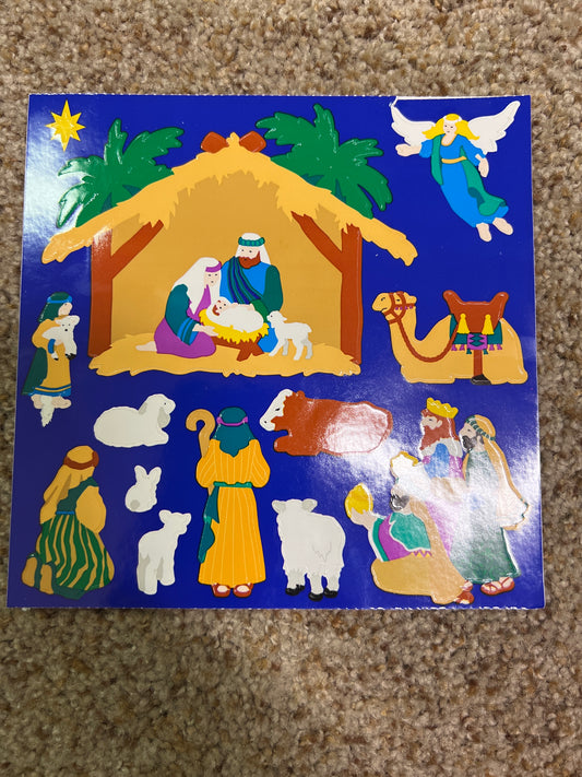 Mrs. Grossman’s Extravagant Stickers Nativity New