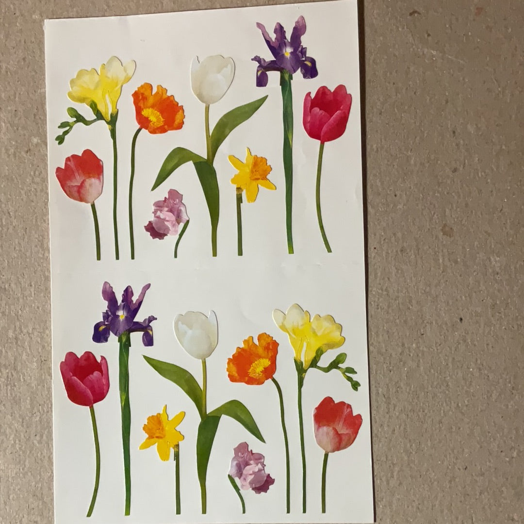 Mrs. Grossman’s Large Stickers Spring Flowers