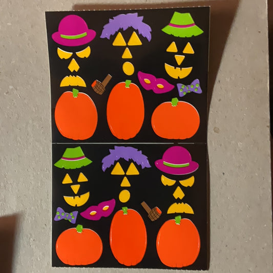 Mrs. Grossman’s Large Stickers Make a Jack O Lantern Halloween