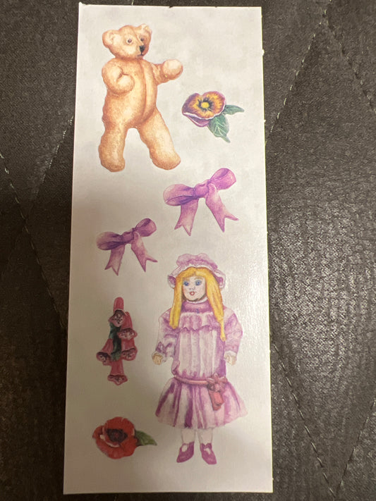 Creative Memories Stickers Heritage Bear, Doll new