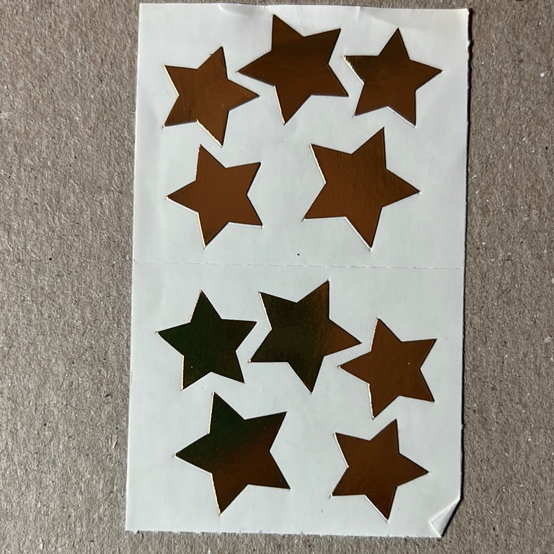 Mrs. Grossman’s Stickers Stars Gold 1/2 Sheet