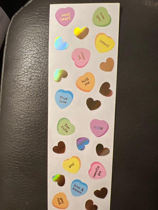 Mrs. Grossman’s Stickers Conversation Hearts New